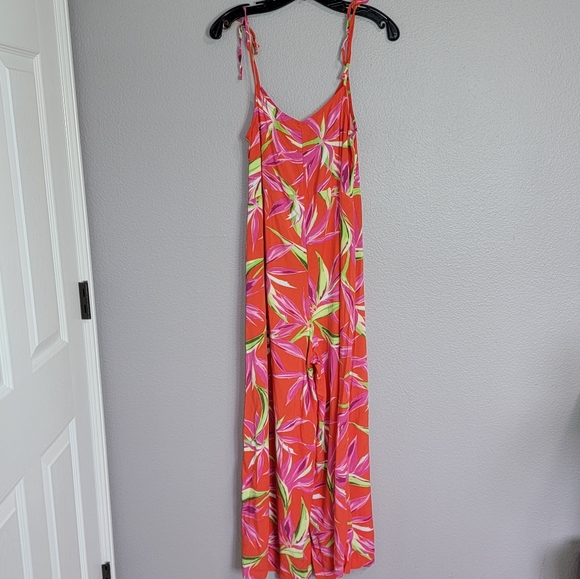Old Navy Women Loose Cropped Tie-Shoulder V-Neck Cami Jumpsuit / S - Picture 3 of 12